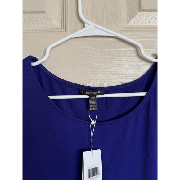 New Eileen Fisher Ballet Neck Shift Dress Viscose Jersey Knit XL/TG. L1‎ - Picture 5 of 5